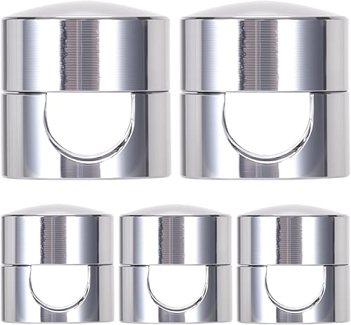 5 juegos de soportes de cargador para cables, soportes de anclaje de cable ajustables plateados, clips de cable de metal adhesivos, organizadores de