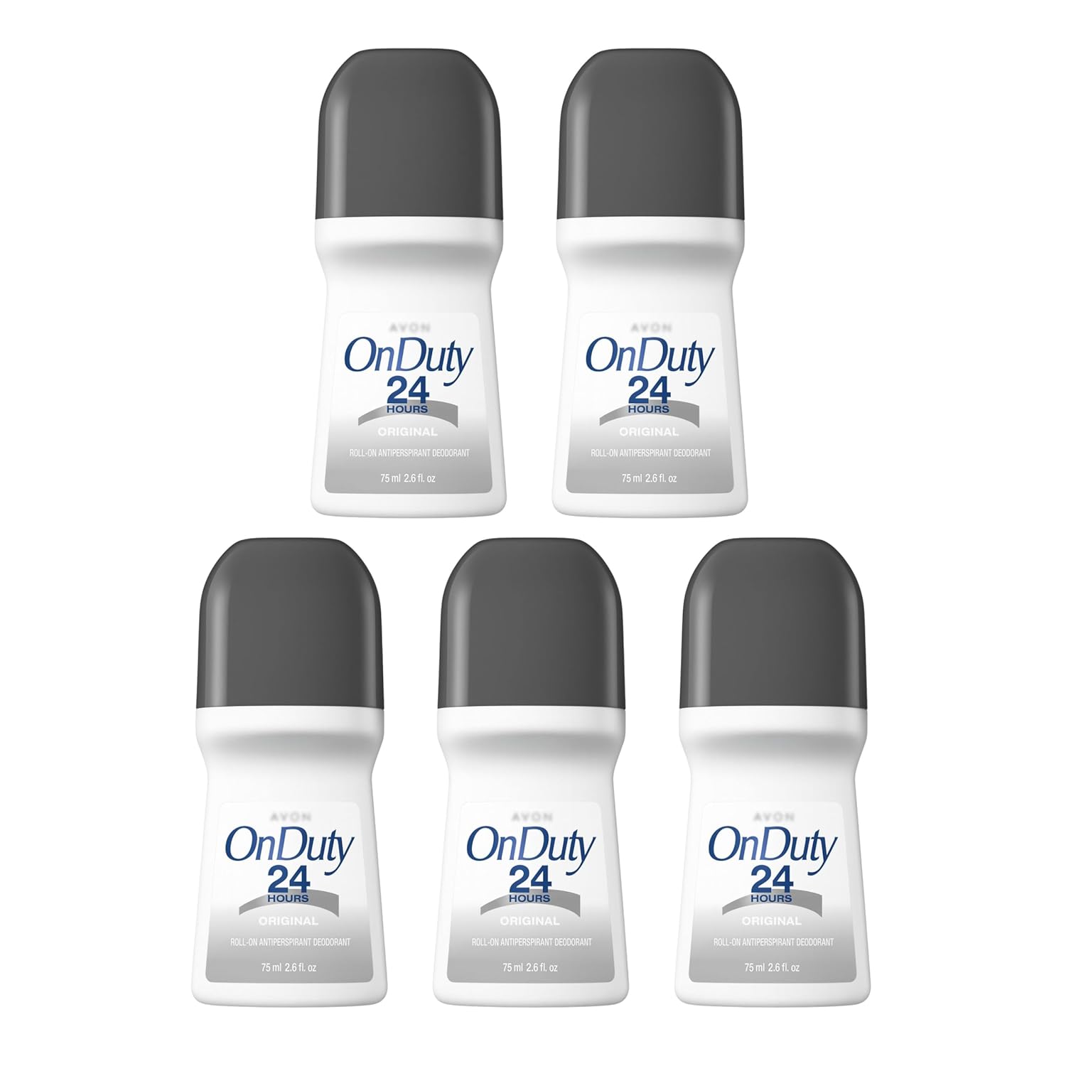 LOTS OF 5 - On Duty Roll Original-On Deodorant Roll – Original Formula – Gentle on Skin – 2.6 Oz (5 pack)