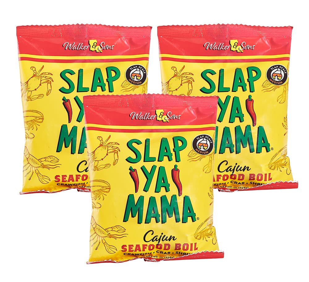 Slap Ya Mama Cajun Seafood Boil Seasoning For Crawfish, Crab And Shrimp, No MSG