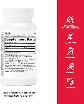 GNC Melatonin 5mg, Supports Restful Sleep, 60 Tablets