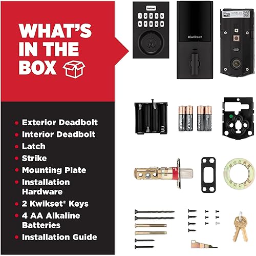 Miniatura 9 de Kwikset HomeConnect 620 Z-Wave - Teclado habilitado de largo alcance con cerradura inteligente, conveniente entrada sin llave, códigos de usuario