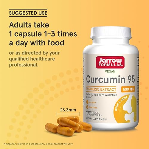 Miniatura 7 de Curcumin 95 de Jarrow Formulas CUR120 1 1