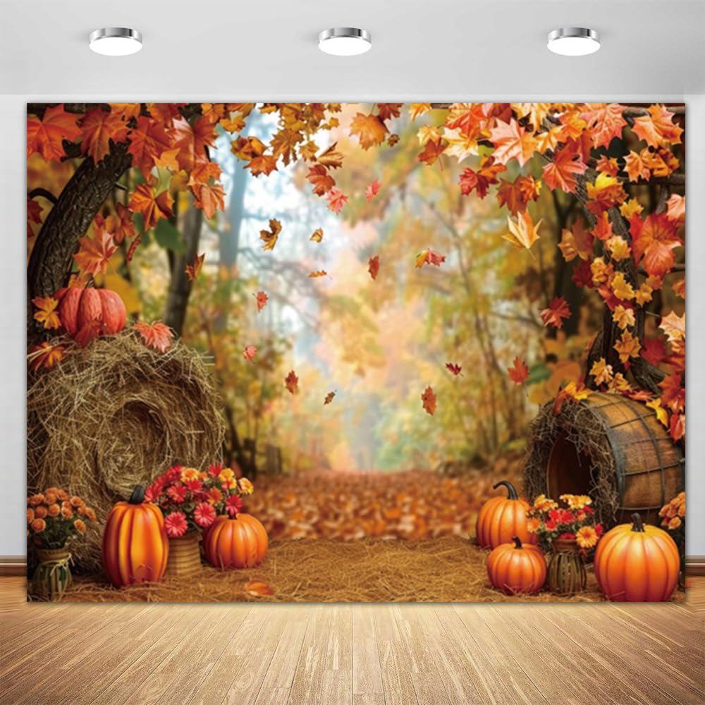 Fotohintergrund Herbstwald - 300x240 Cm Vinyl Für  Produktbild-Vorschau 11