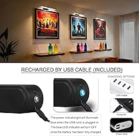 Vista 6 de Luz Inalámbrica para Cuadros, Luz de Arte a Batería (Bronce, 20 PULGADAS)