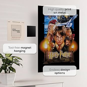 Amazon.com: Displate Metal Poster Harry Potter - Wizarding