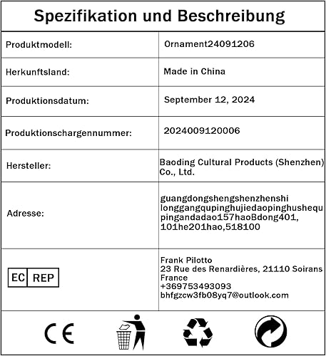 Miniatura 8 de Adorno personalizado para árbol de Navidad con ciervo, familia de 2, 3, 4, 5, 6, 7, 8 nombres, lindo reno de Papá Noel, decoración de Navidad,