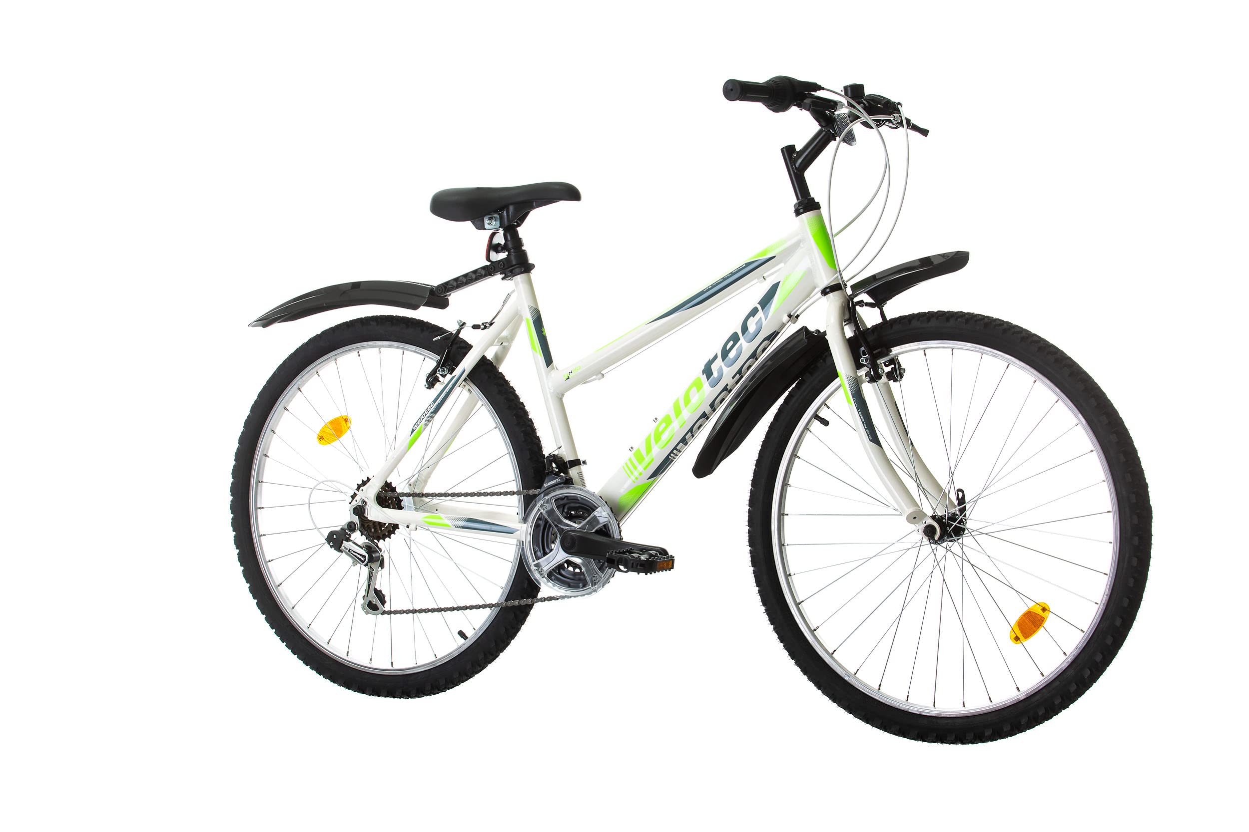 Multibrand Velotec 6th Sense Bicicleta de Montaña de Aluminio 26 Pulgadas, 18 velocidades, V-Brake, para niñas y Mujeres, Adecuada para 150–175 cm