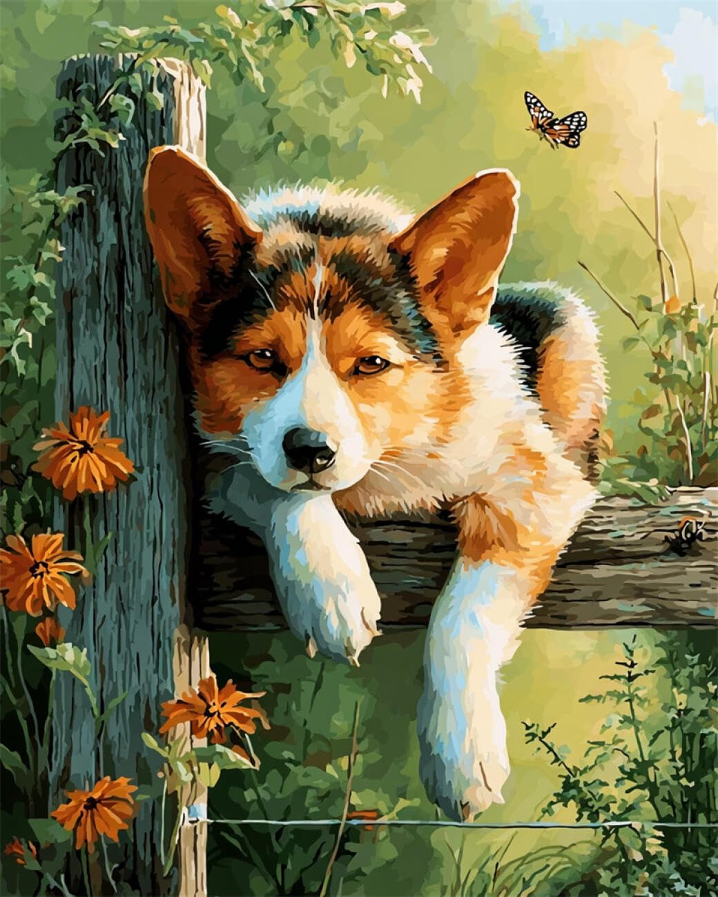 Rkflgew D Iy Bea Embroidery Kits Cartoon Og 40X50cm