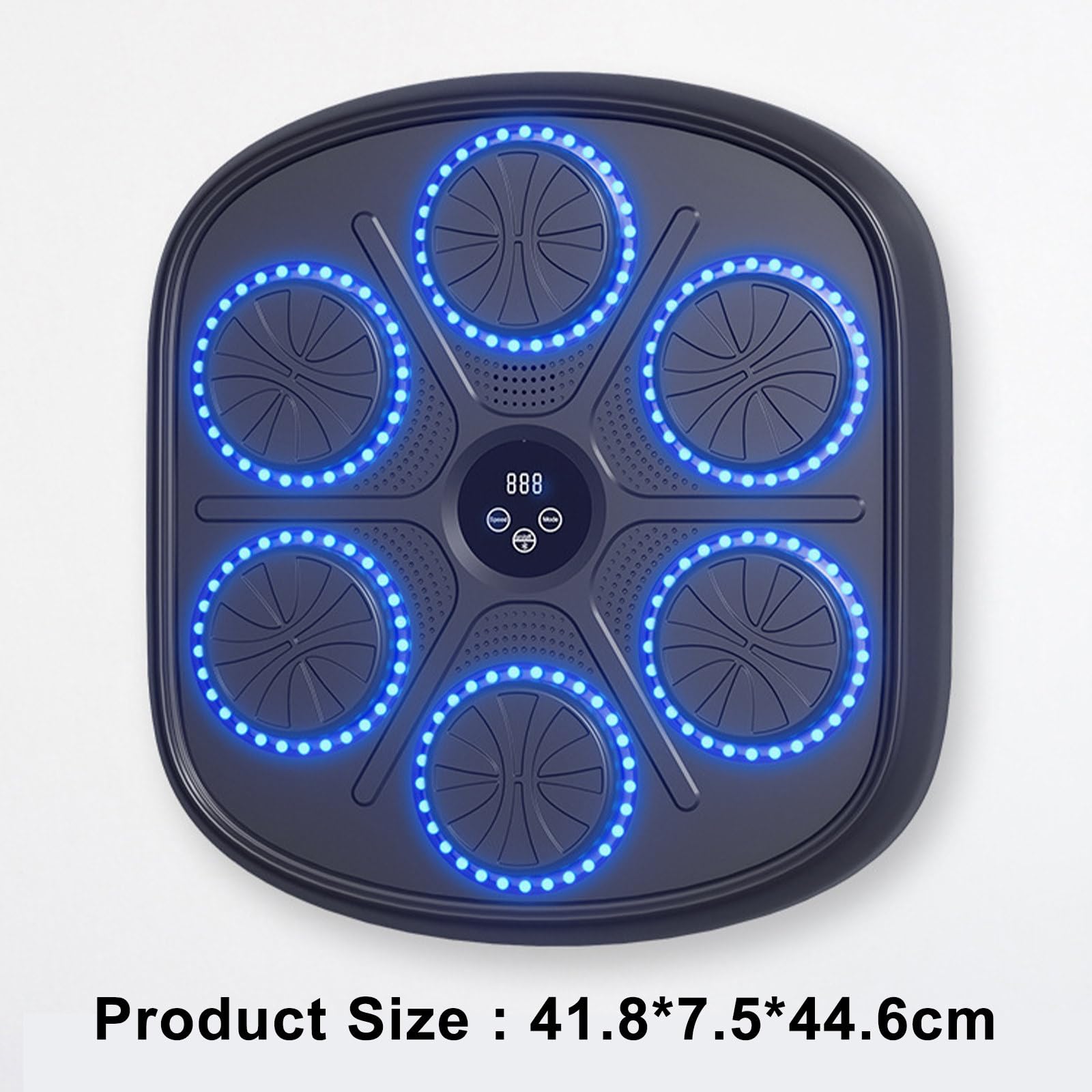 Máquina De Boxeo Musical, Entrenador De Boxeo con Música Electrónica con Conexión Bluetooth, Saco De Boxeo para Entrenamiento En Casa con Guantes para Taekwondo, Sanda,Parent-Child