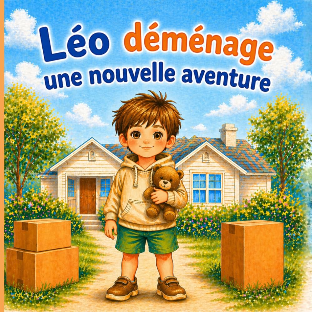 Léo déménage : une nouvelle aventure: Un livre pour enfants en français sur le changement, une nouvelle maison et les nouvelles amitiés