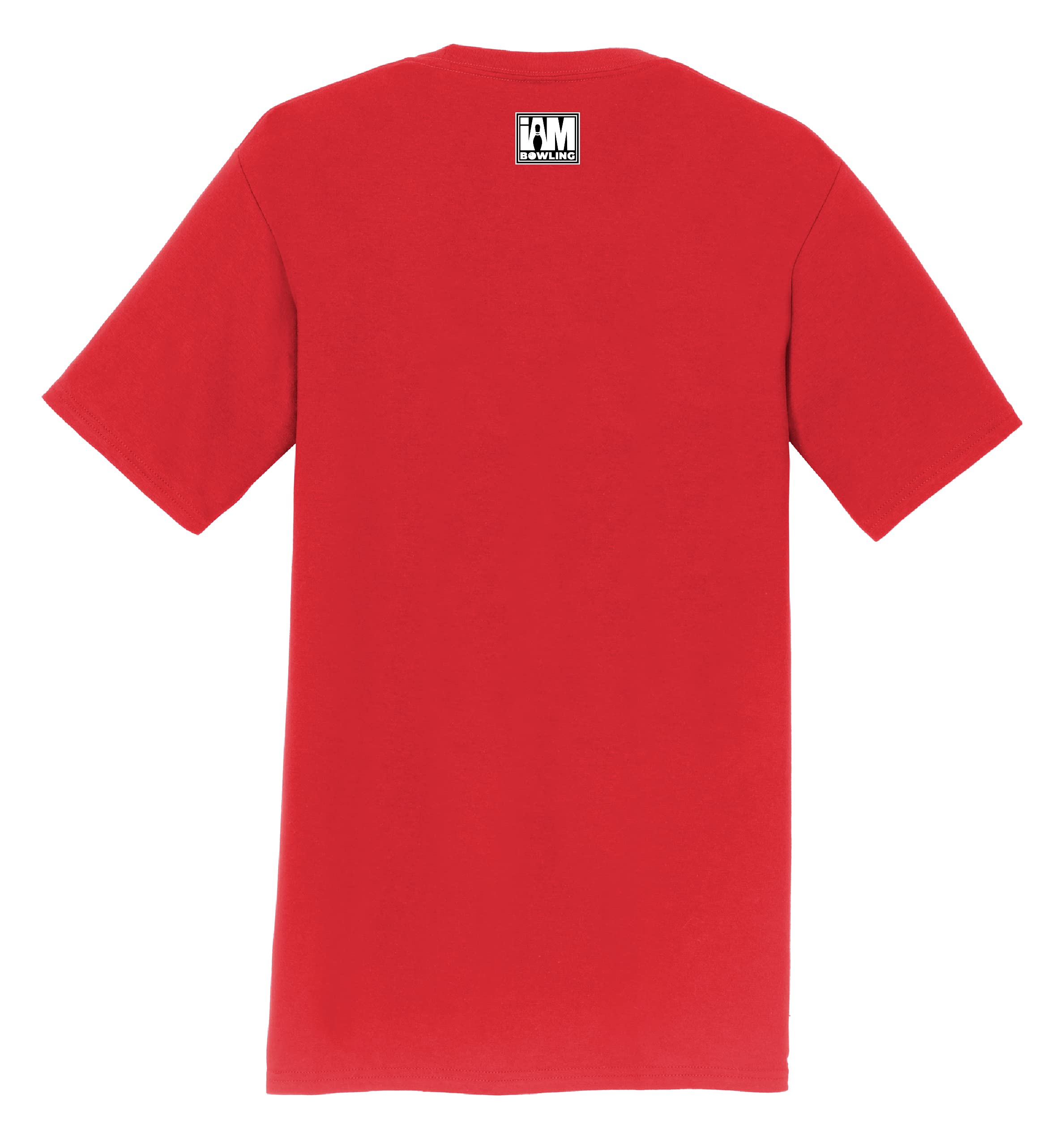 Logo Infusion I Am Bowling Red Short Sleeve T-Shirt 100% Cotton Roto Grip White Logo 00AU (L)