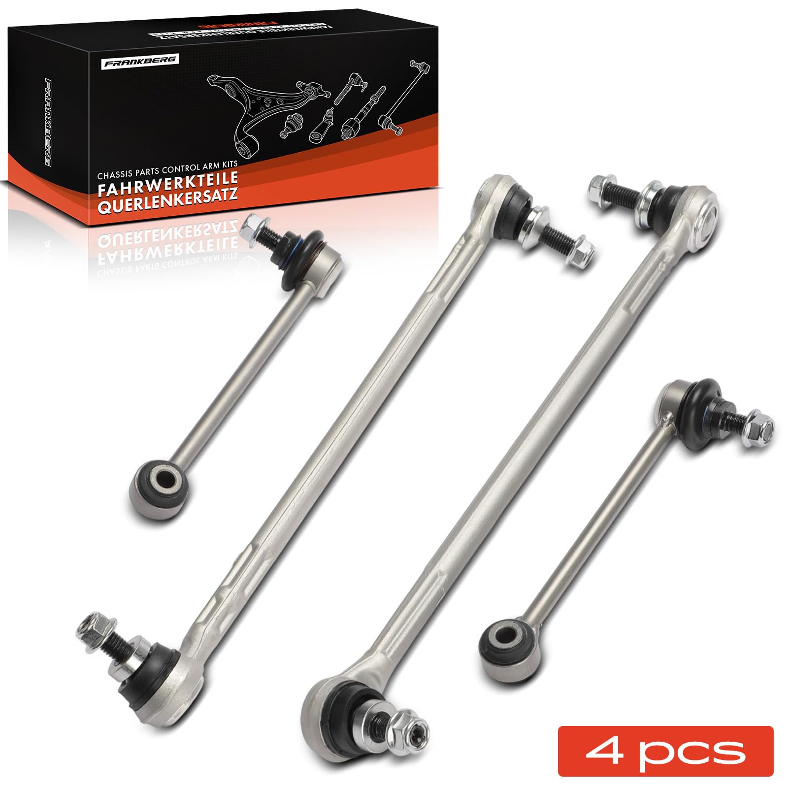 Frankberg Wahacz trójkątny przegub nośny przegub z M3 2008-2013 1 Series M Sway Bar Link przód i tył 4 szt. zamiennik # 31352283441