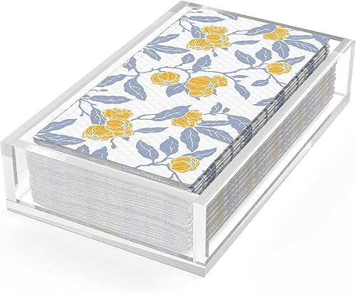 Cilinta Servilletero bandeja de acrílico transparente de 0315in de grosor para toallas de mano desechables bandeja organizadora de tocador de baño disponible en Yaxa Colombia