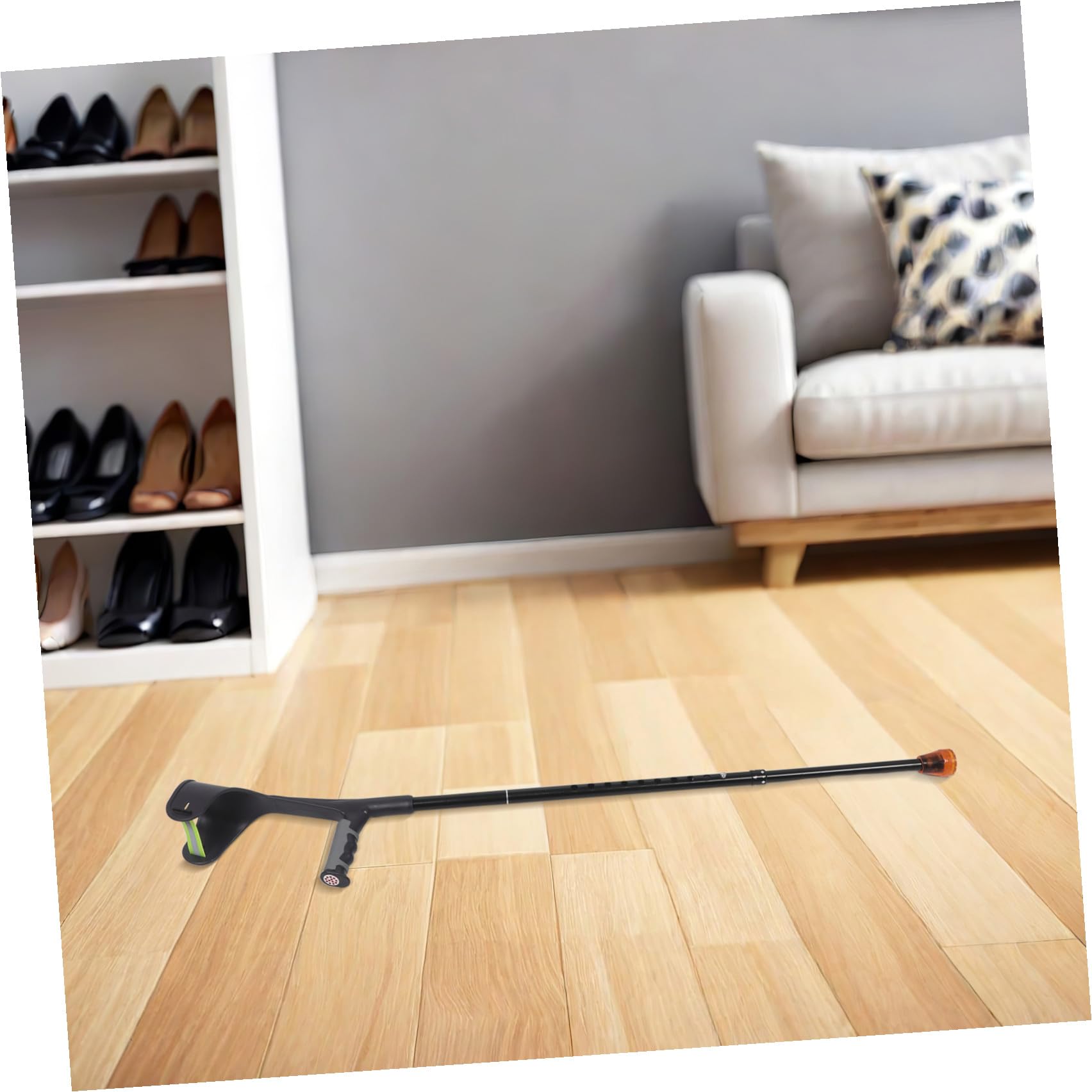 SHINEOFI Muletas y Altura Ajustable de Antebrazo para Adultos Ergonómicas con Cojín Acolchado y Soporte Estable, Diseño Plegable para Viajes y Sesiones de Rehabilitación