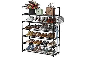 Fiducial Home 10 Tiers Sturdy Metal Shoe Rack