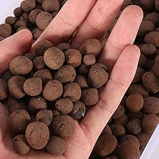 10LBS Expanded Original Clay Pebbles Hydroponics Gardening Leca Clay Grow Media for Orchids,Aquaponics, Aquarium Fish Tank...