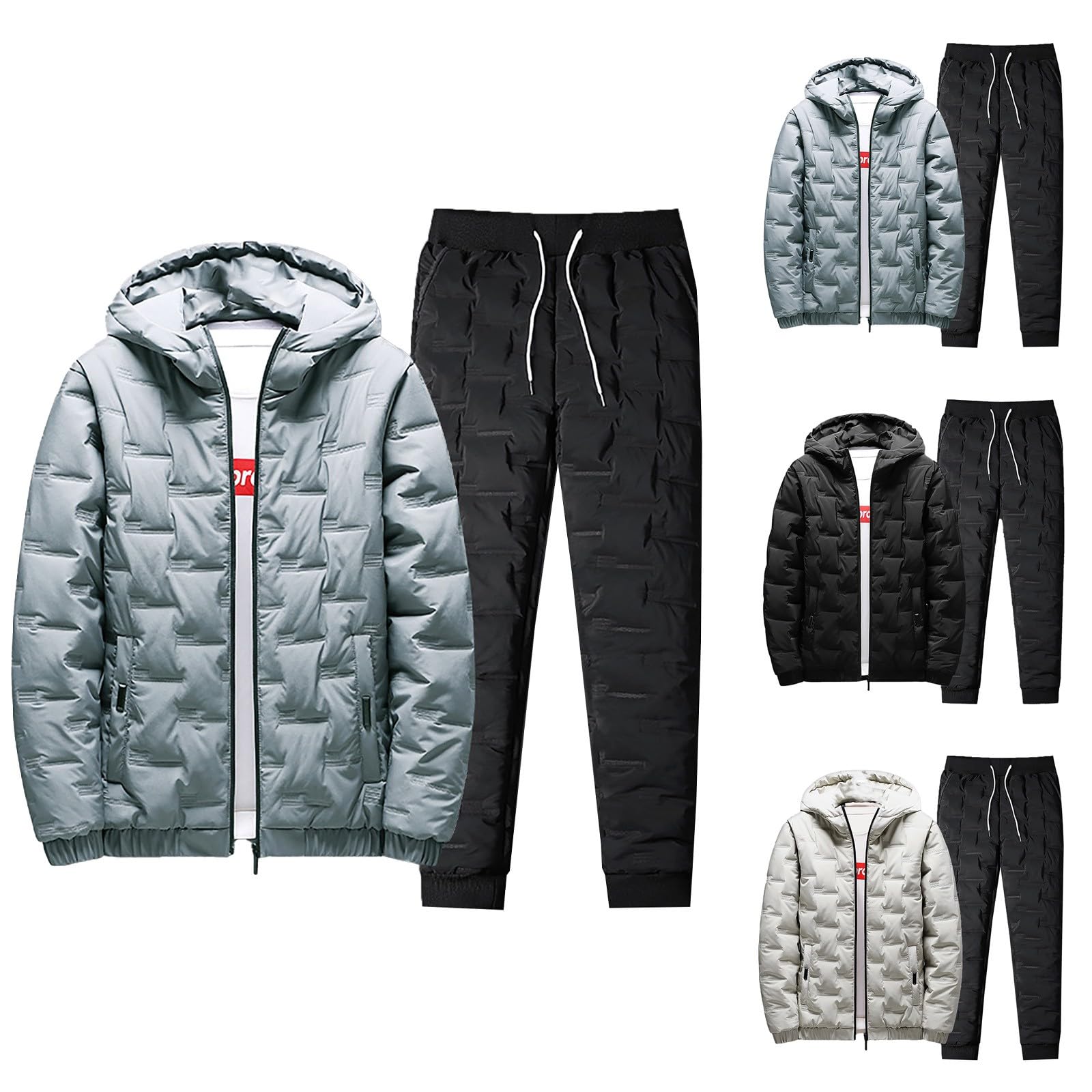 Chándal de hombre de felpa Y2k Chándal deportivo Y2k Chándal de dos piezas sudadera y pantalón de jogging Chándal para hombre en oferta deportiva Sweatshirt transpirable ropa deportiva otoño