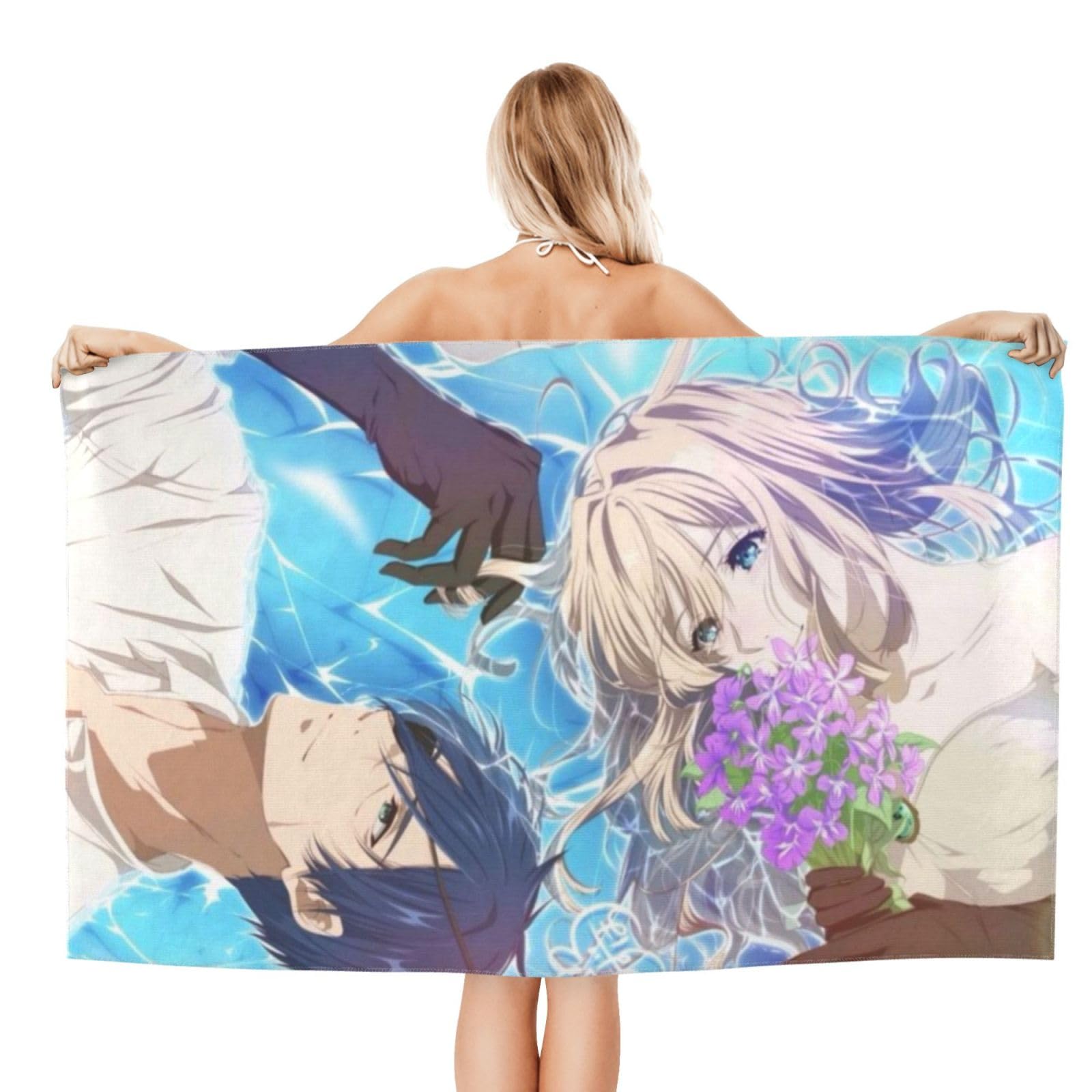 Amazon｜バスタオル ヴァイオレットエヴァーガーデン アニメ タオル
