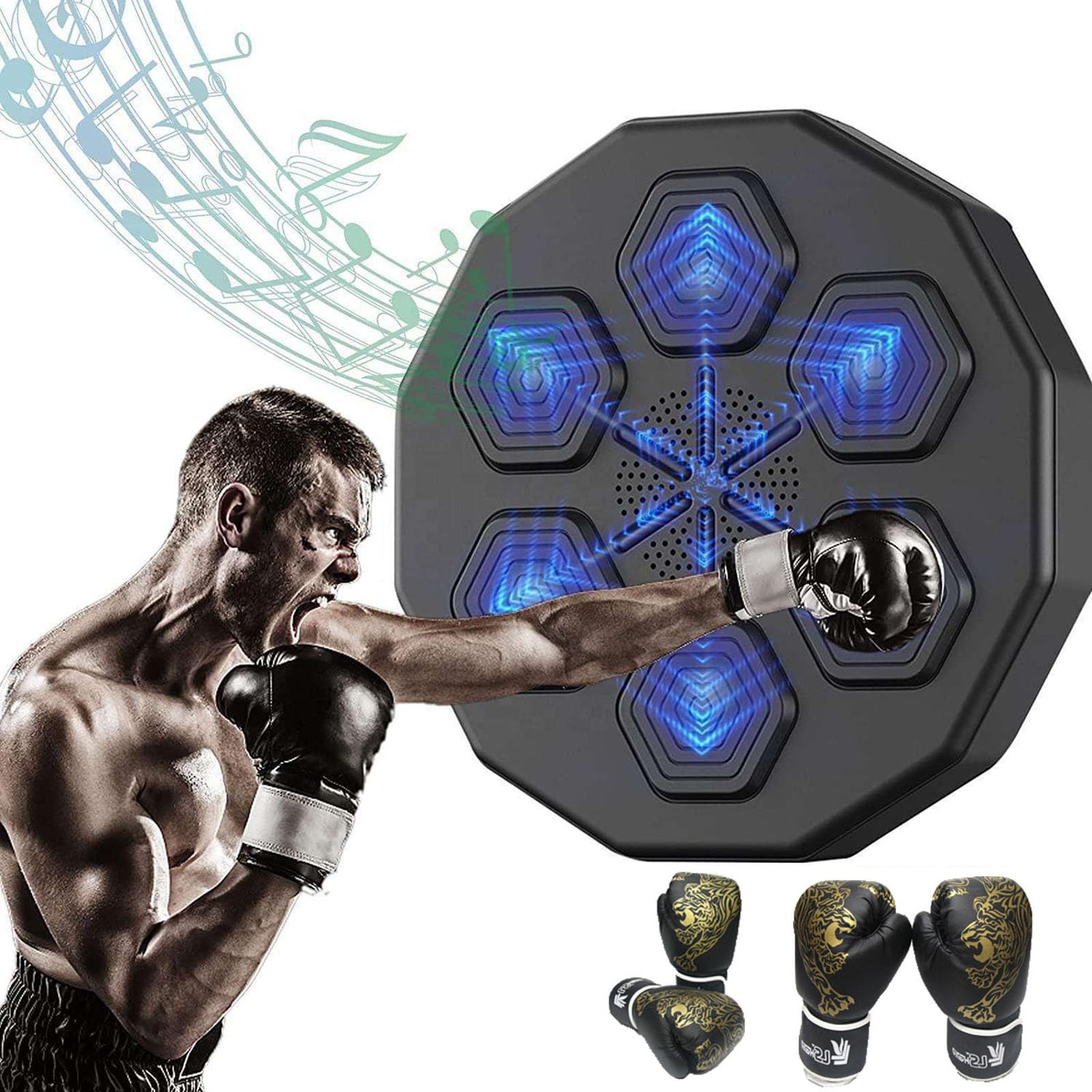 IXYHKB Smart Muziekboksmachine Voor Volwassenen – Draagbaar, Bluetooth, Met Lichteffecten, Voor Thuis Training