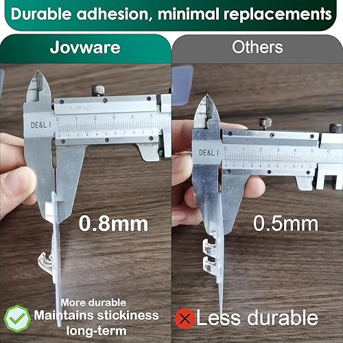 Miniatura 8 de Calcomanías adhesivas de repuesto para organizador y estante, tiras de baño, paquete de 4 unidades