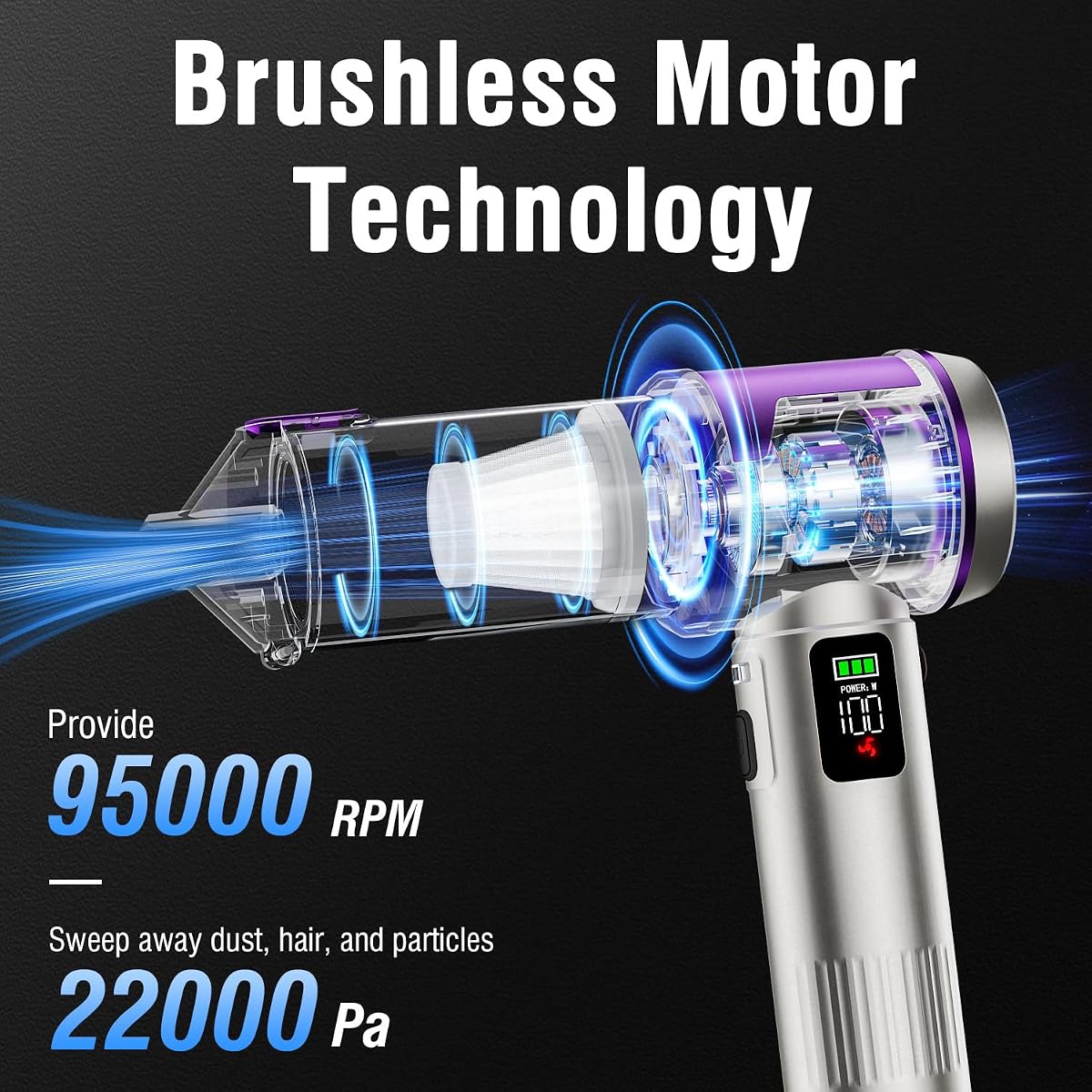 Baseus A3 Car Vacuum Cleaner view 3