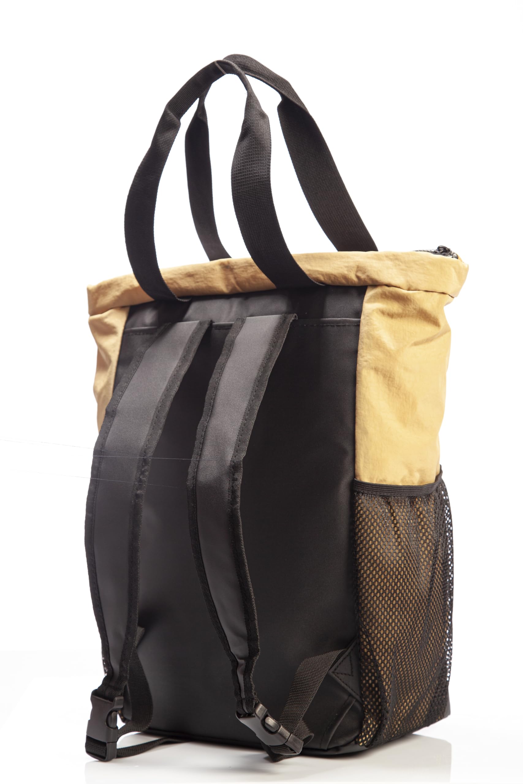 DITCHIL Mochila Gimnasio, Gym Mujer, Mochila Urbana 2 en 1 Convertible en Tote Bag, Bolsa Deportiva de Nylon Resistente para Deporte, Fitness y Uso Diario (Beige) — view 4