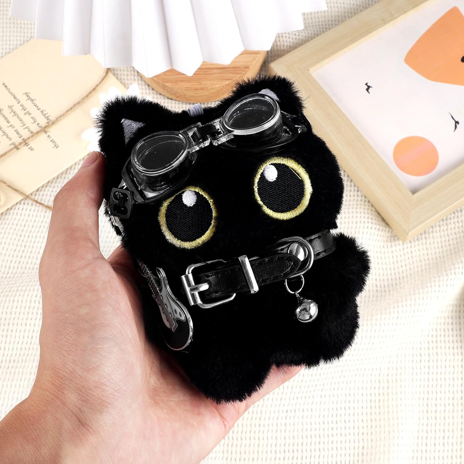 Zkptops 2Pcs Plush Keychain Cute Stuffed Animal Keychain for Bag Charm Purse Handbags Key chain Accessories - Image 4