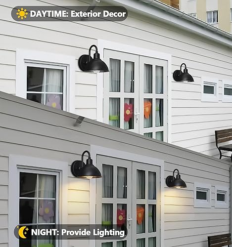 Miniatura 6 de Luz de granero estilo valle de ganso al aire libre, pequeña y delicada luz clásica de granja para porche, utilizada para la puerta delantera del