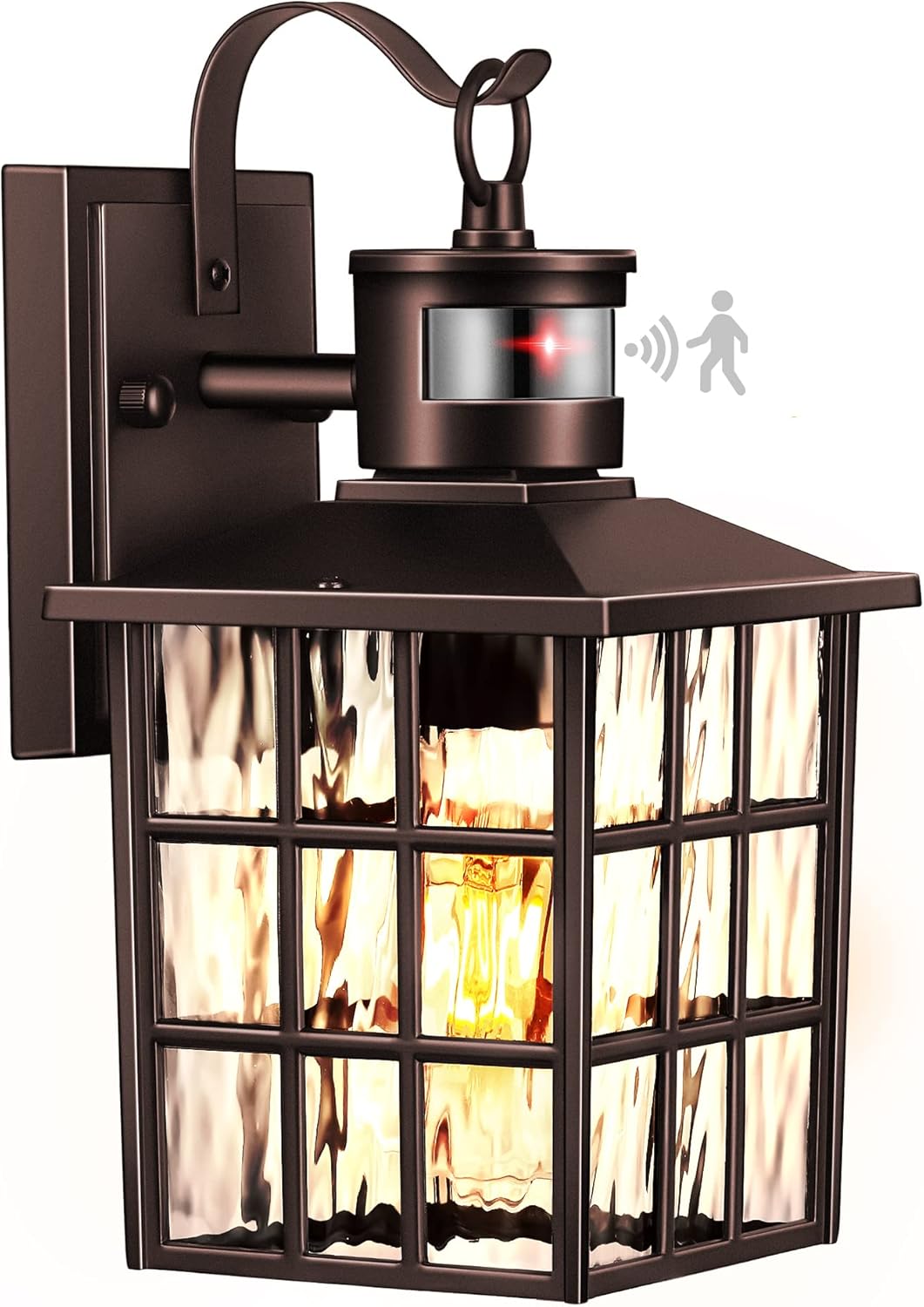 VIANIS ORB Motion Sensor Outdoor Lights Wall Mount, Dusk to Dawn