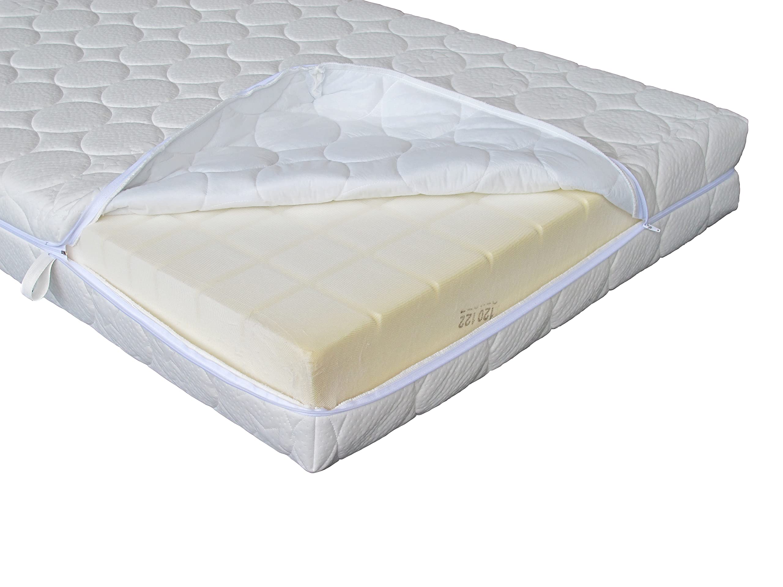 WBS Matratzen – Matratzenbezug Sternchen 90x200 cm Kernhöhe 22 cm waschbar