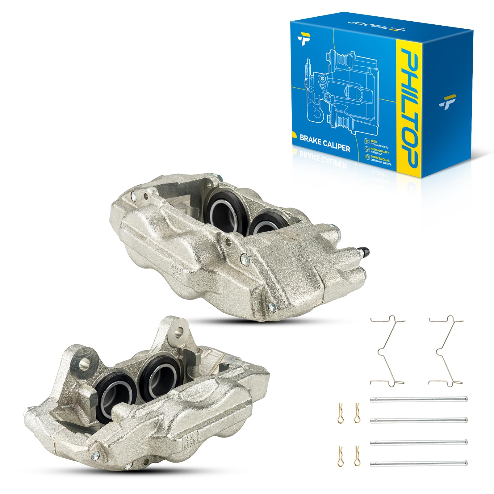 PHILTOP Front Brake Caliper for Tundra, Sequoia, 2003-2005 Toyota 4Runner