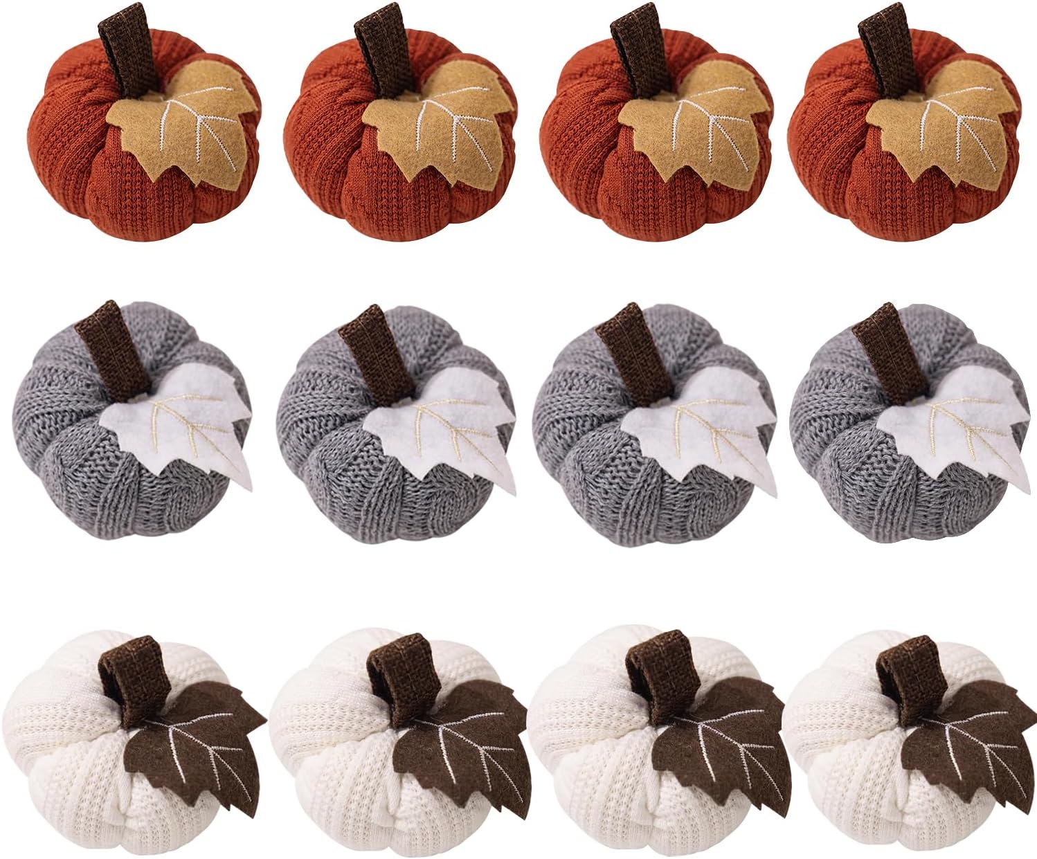 Fall Decor 12Pcs Mini Knit Pumpkins Set,Pumpkins Decor Farmhouse Decorative Fall Thanksgiving Centerpiece Table Desk Decorations (12pcs) Fall Decor 12Pcs Mini Knit Pumpkins Set,Pumpkins Decor Farmhouse Decorative Fall Thanksgiving Centerpiece Table Desk Decorations (12pcs)