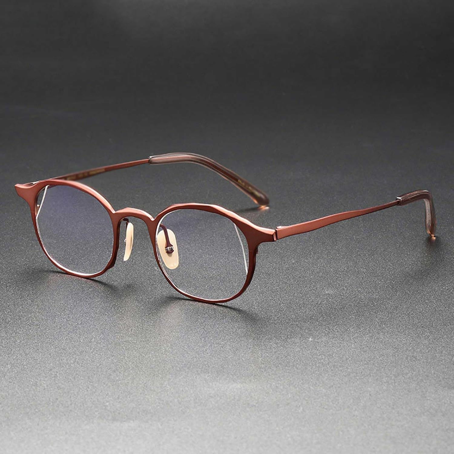 Montature Montature per Occhiali Premium Montature per Occhiali in Titanio Lenti acriliche Montature per Occhiali Occhiali Leggeri e Confortevoli Unisex Comodo da Indossare