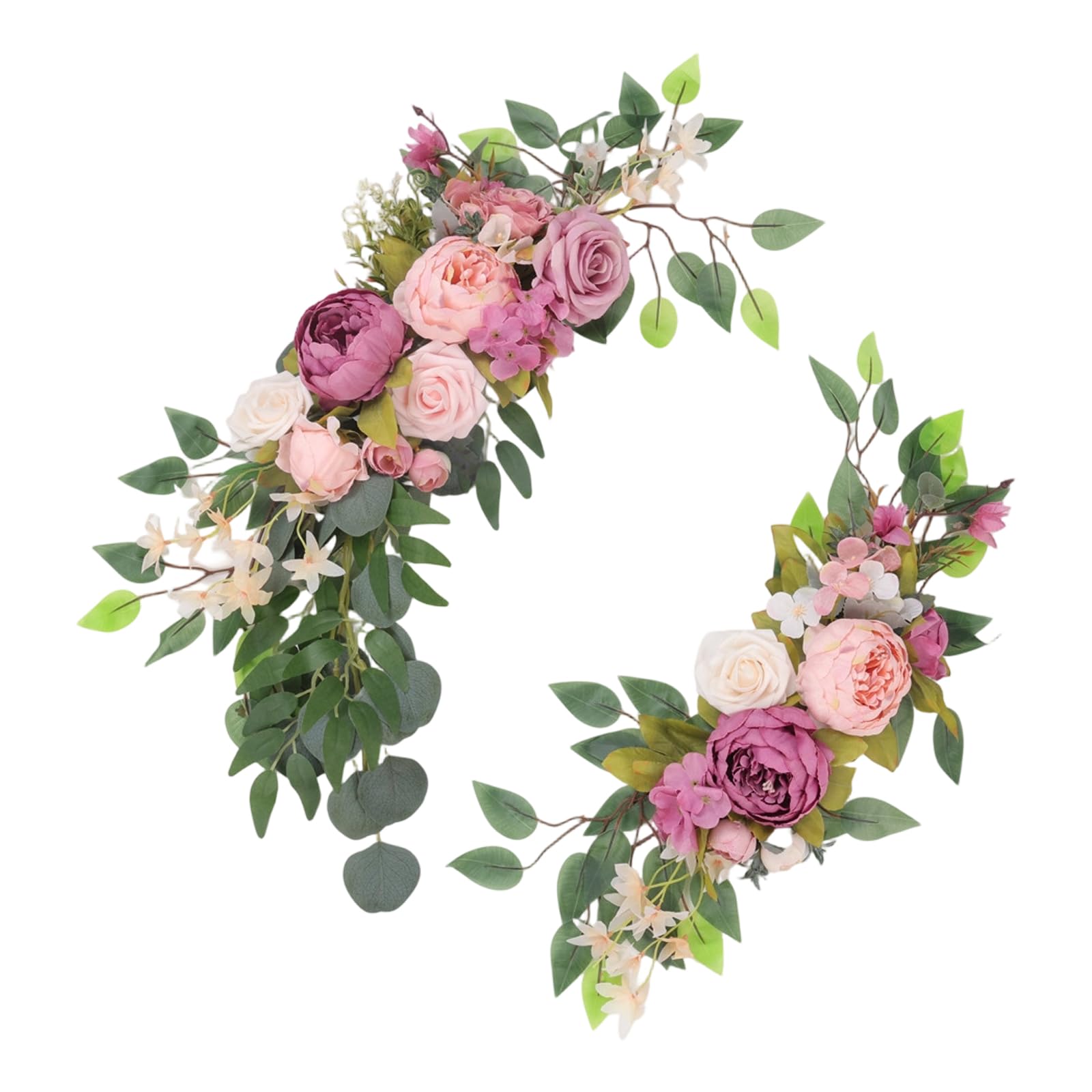 Whoasyst Delicate Nonwoven Cloth Flower Graceful Fabric Floral for Event Styling Reception Photo Backdrop Decoration Wedding Party Faux Blossomy Arrangement