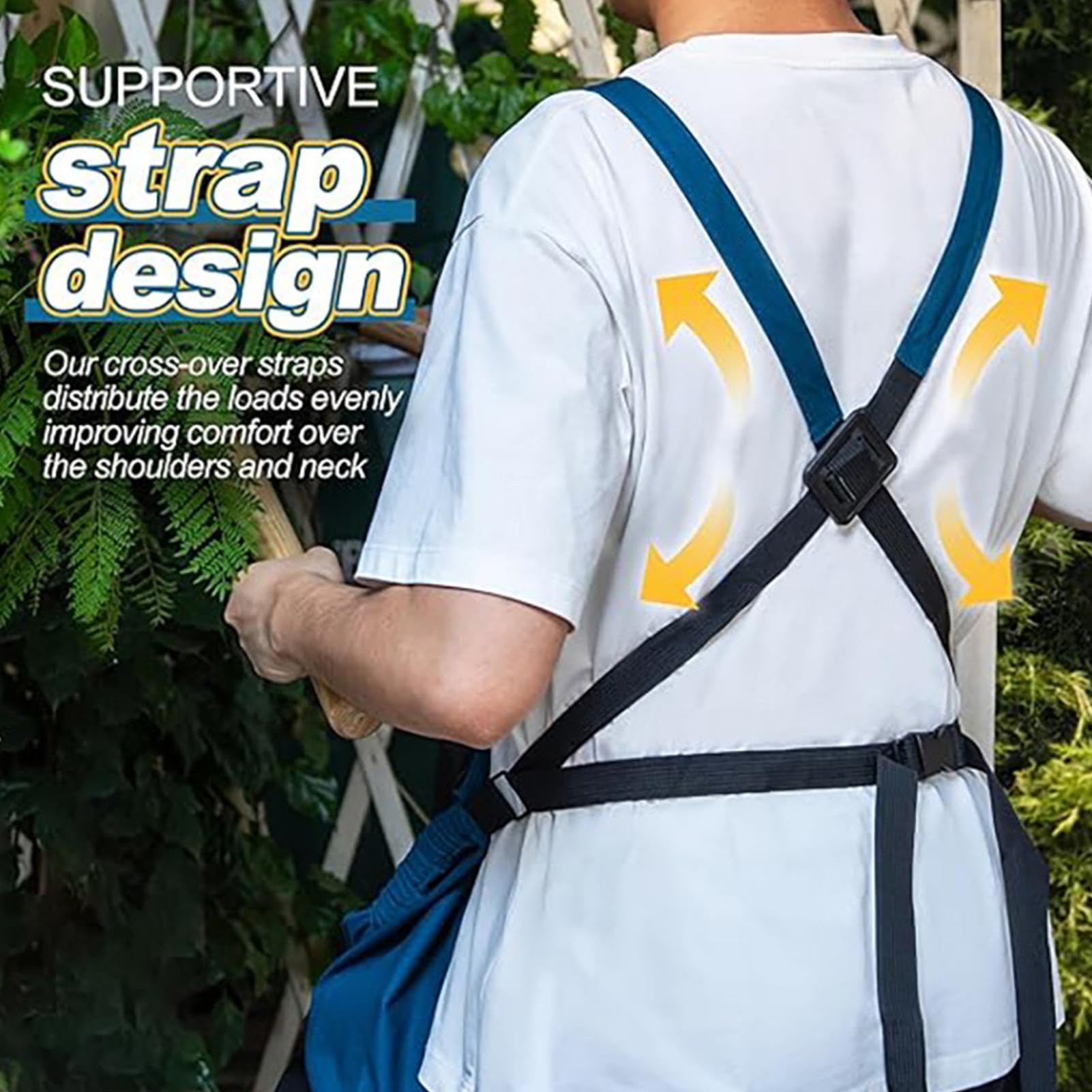 Generisch Ernteschürze Wasserdichte Arbeitskleidung aus Canvas | Tragbare Schürze mit Taschen für Gartenarbeit, Ernte, Sammeln von , Gemüse, Feld, Wiese, Outdoor, Frühjahr, Gärtner