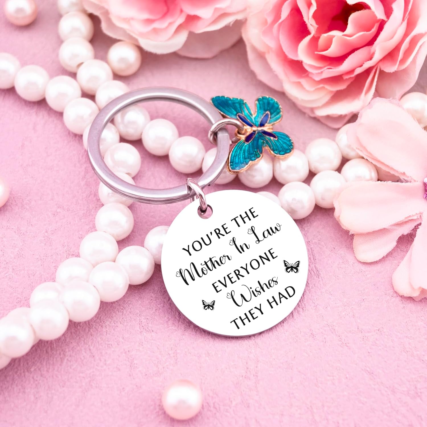 Mother In Law Gifts Mama Keychain Mom-In-Law Birthday Gifts From Daughter Mother Of The Groom Gift Keychain For Christmas Mothers Day Gift For Mothers-In-law - Image 7