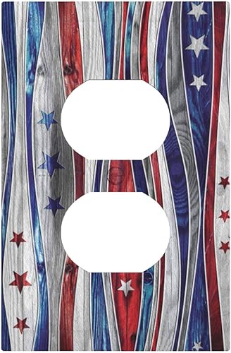 Miniatura 17 de Azulejo mediterráneo azul de 1 banda cubierta de toma de corriente Talavera mosaico mexicano marroquí mosaico dispositivo de palanca individual