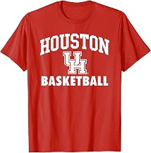 Houston Cougars Apparel Team Color Arch Over Basketball T-Shirt
