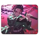 Zentora Tanjiro Kamado Mouse Pad - 9x7.5 Anime Hero Graphic - Fluid-Motion Micro-Weave Fabric - Tenacious-Traction Rubber Base with Reinforced Stitched Edges for PC & Laptop gallery image