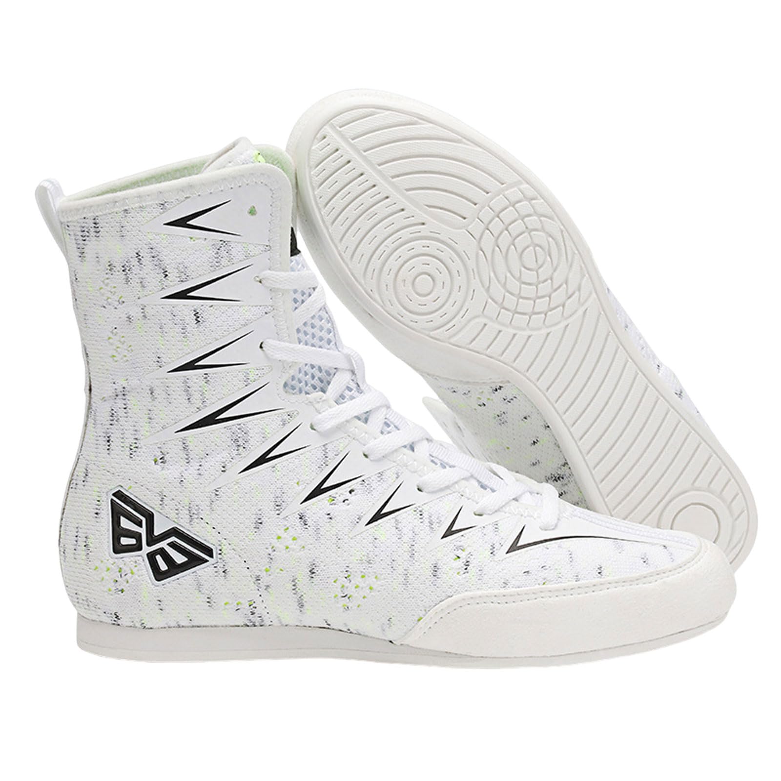Scarpe da Wrestling,Scarpe da Boxe per Giovani,Scarpe da Allenamento e da Competizione,Stivaletti Boxe Unisex Adulto,Corpo della Traspirante,Suola Resistente all'Usura,Antiscivolo,