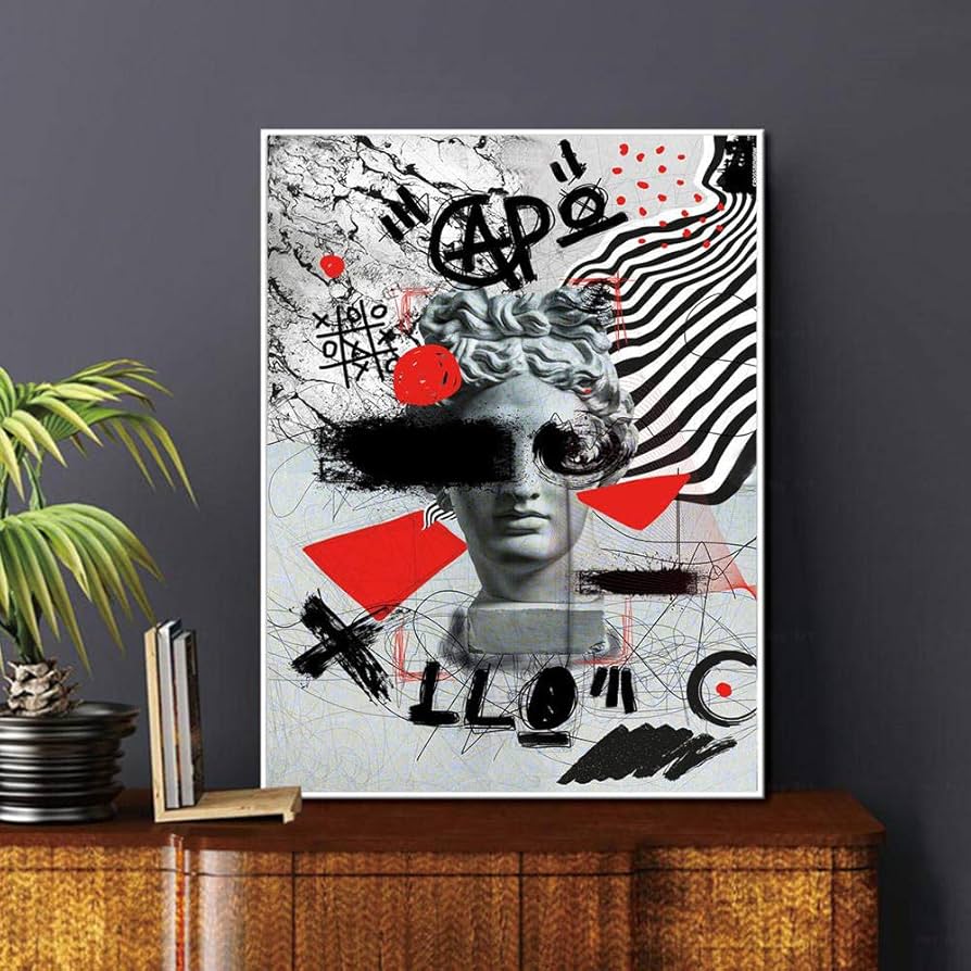 額装付きコラージュアート作品 コラージュ | BROOMIN／ブルームイン アートポスターの