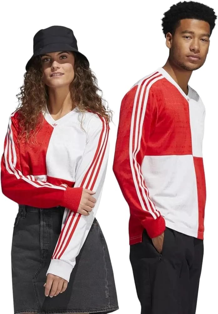 Amazon.com: Adidas Unisex Long Sleeve Checker Skateboarding Retro