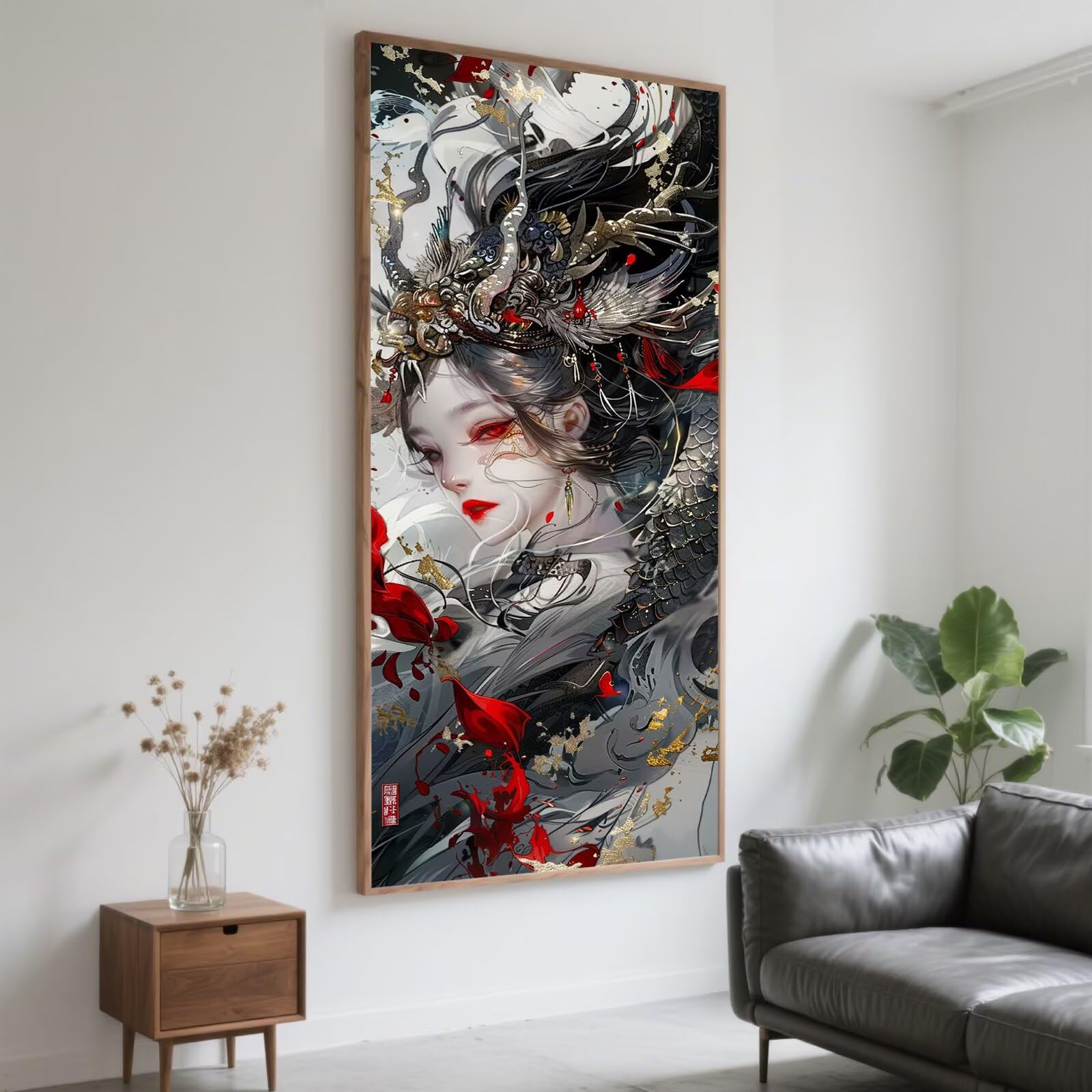 Dragon Diamond Art Beauty Diamond Painting Arts and Crafts dla dorosłych, zestawy do malowania diamentami 5D, dla dorosłych, do haftu krzyżykowego, zestaw do haftowania DIY dla początkujących
