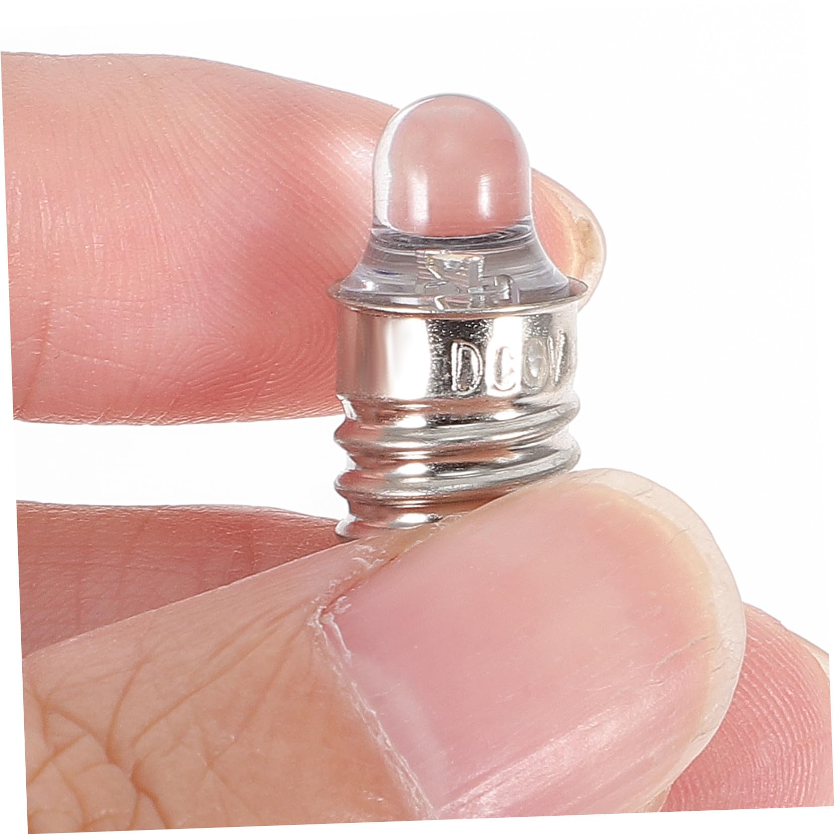 Baluue Lampadina LED E10 Attacco 6v 2 Pezzi Mini Torcia Piccola Lampadina Metallo e Vetro Alta Prestazione Stabile per Ragazzo Ragazza