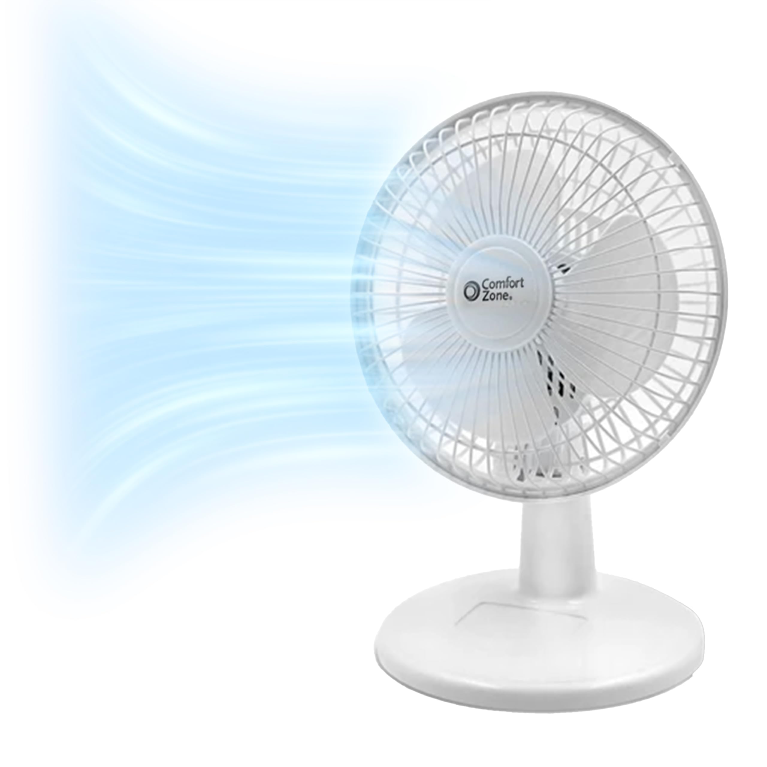 Comfort Zone CZ6D 6" 2 Speed Desk Fan