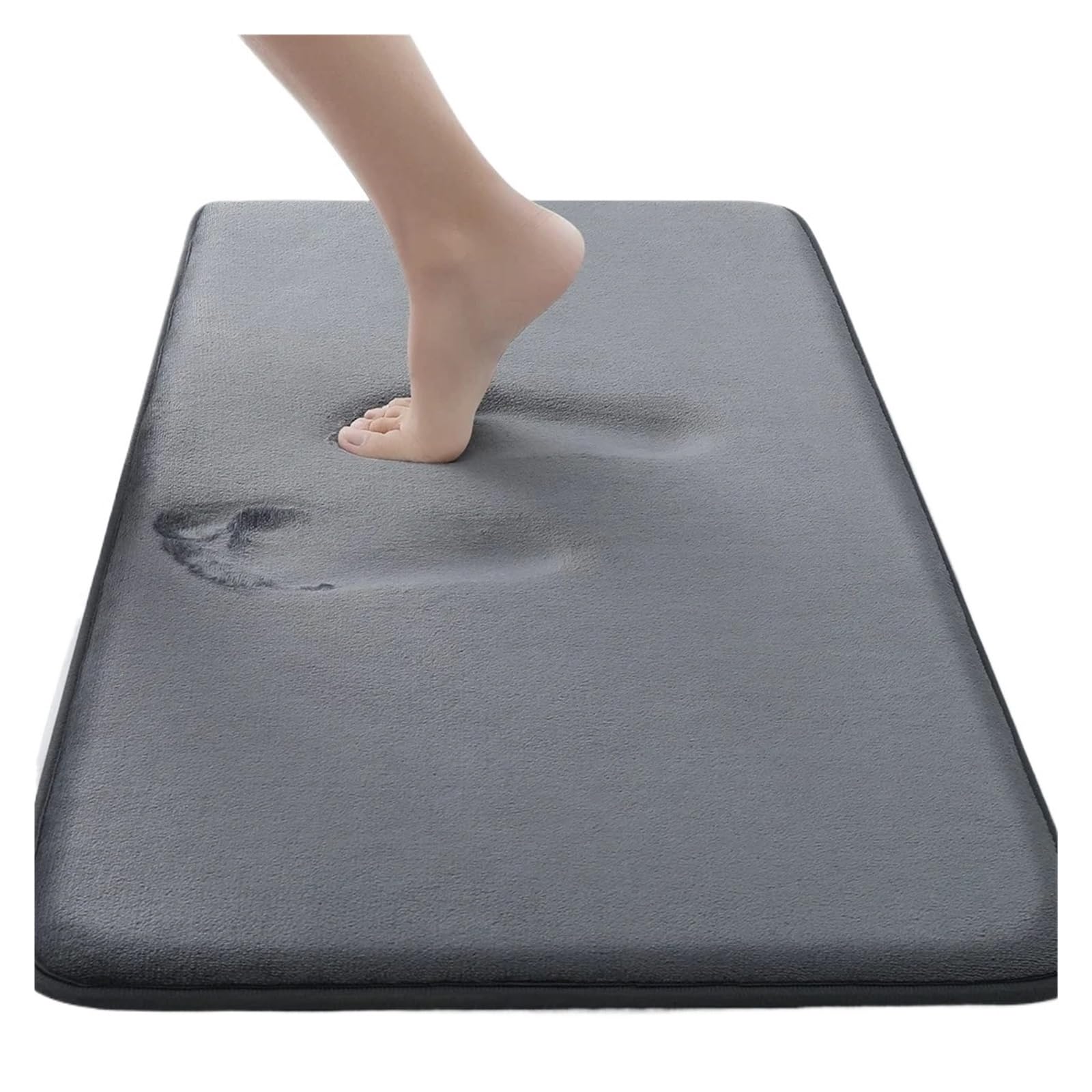 Tapis de bain épais soft carpet non-slip de qualité supérieure gris