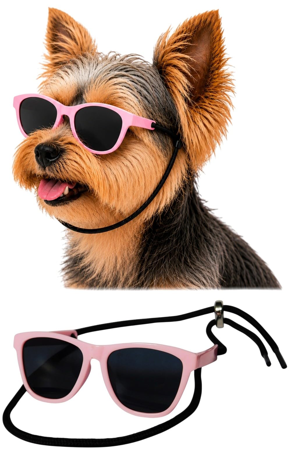 Masque pour chien contre le vent et la poussière FENRIR G014 rose pour petit gabarit