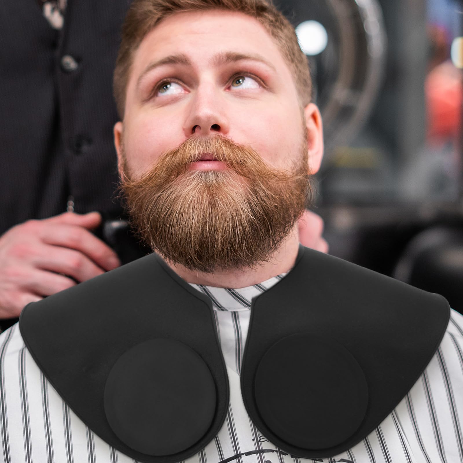 Mantello da Parrucchiere in Silicone, Spalla Leggera per Taglio Chioma Professionale, Mantellina Antiaderente per Salone e Uso Domestico, Protezione Abiti per Tinture
