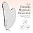 Kitsch Stainless Steel Gua Sha Facial Tools - Guasha Tool for Face, Face Sculpting Tool, Jawline Shaper, Double Chin Reducer, Body Gua Sha Tools, Lymphatic Drainage Massager, Facial Skin Care - Silver