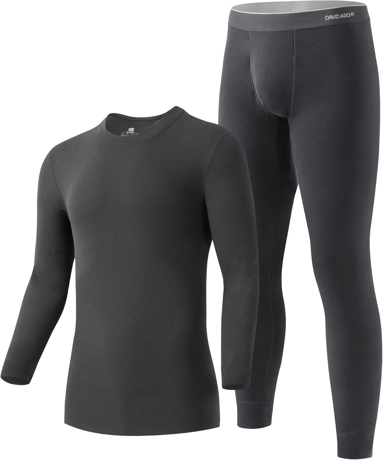 DAVID ARCHY Men’s Heavyweight Thermal Underwear for Extreme Cold, Perfect for Harsh Winter from -10°C to -5°C